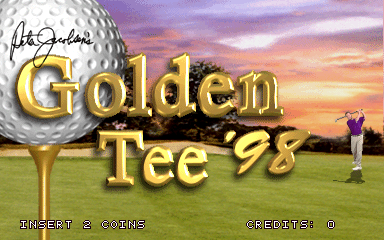 Golden Tee '98 cabinet