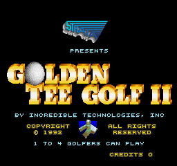 Golden Tee Golf II cabinet