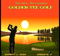 Golden Tee Golf cabinet