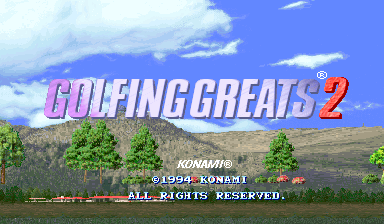 Golfing Greats 2 cabinet