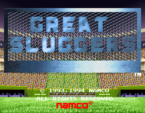 Great Sluggers '94 cabinet