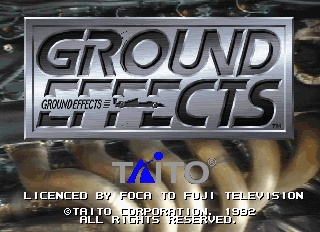 Ground Effects / Super Ground Effects cabinet