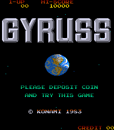 Gyruss cabinet