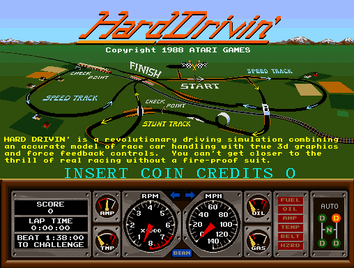 Hard Drivin' cabinet
