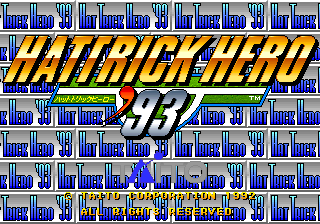 Hat Trick Hero '93 cabinet