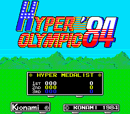 Hyper Olympic '84 cabinet