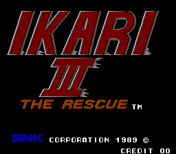 Ikari III - The Rescue cabinet