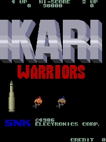 Ikari Warriors cabinet