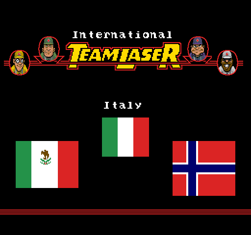 International Team Laser cabinet