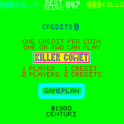 Killer Comet cabinet