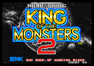 King of the Monsters 2 - The Next Thing cabinet
