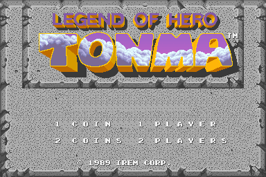 Legend of Hero Tonma cabinet
