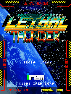 Lethal Thunder cabinet