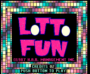 Lotto Fun cabinet