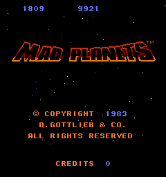 Mad Planets cabinet