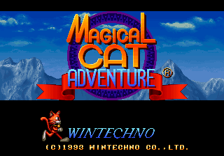 Magical Cat Adventure cabinet