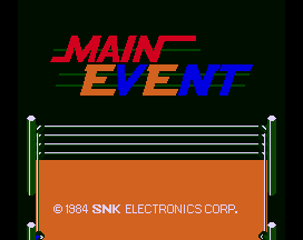 Main Event cabinet