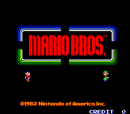 Mario Bros. cabinet