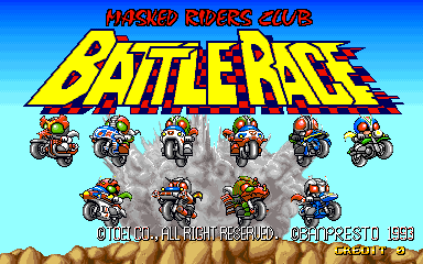 Masked Riders Club Battle Race cabinet