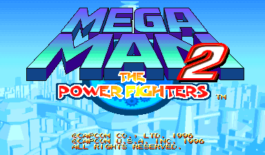 Mega Man 2: The Power Fighters cabinet