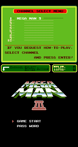 Mega Man III cabinet