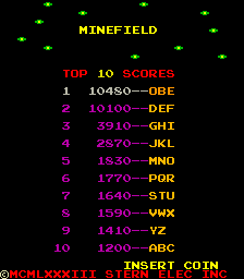 Minefield cabinet