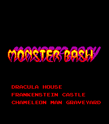 Monster Bash cabinet
