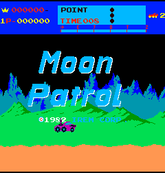 Moon Patrol cabinet