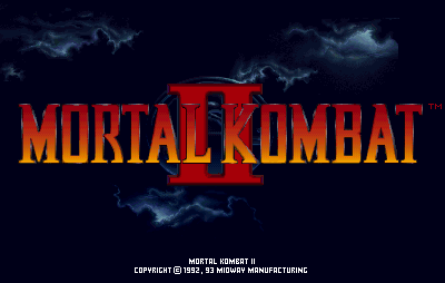 Mortal Kombat II cabinet
