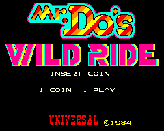 Mr. Do's Wild Ride cabinet