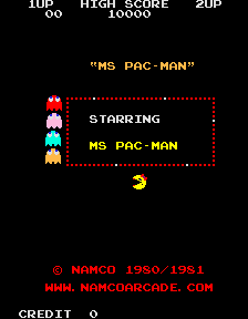 Ms. Pac-Man/Galaga - 20th Anniversary Class of 1981 Reunion cabinet