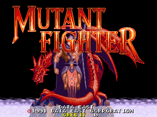 Mutant Fighter cabinet