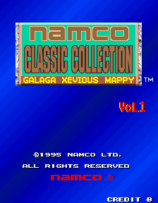 Namco Classic Collection Vol.1 cabinet