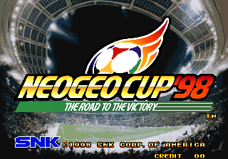 Neo-Geo Cup '98 - The Road to the Victory cabinet