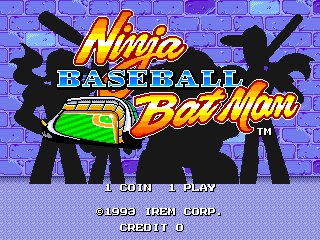 Ninja Baseball Bat Man cabinet