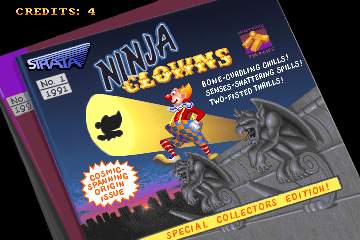 Ninja Clowns cabinet