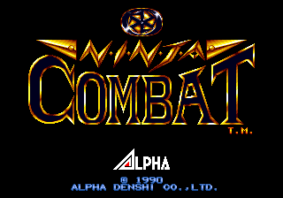 Ninja Combat cabinet