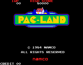 Pac-Land cabinet