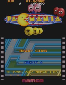 Pac-Mania cabinet
