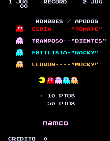 Pacu-Man cabinet