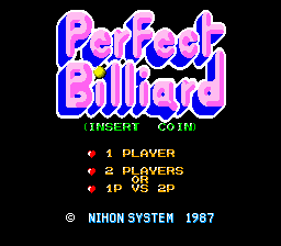 Perfect Billiard cabinet