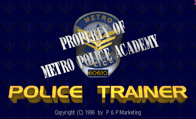 Police Trainer cabinet
