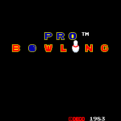 Pro Bowling cabinet