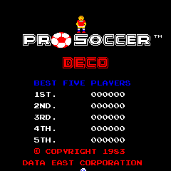 Pro Soccer cabinet