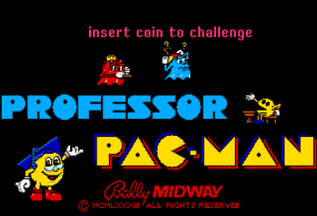 Professor Pac-Man cabinet