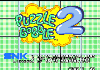 Puzzle Bobble 2 / Bust-A-Move Again cabinet