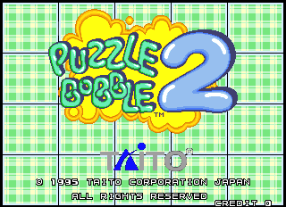 Puzzle Bobble 2 cabinet