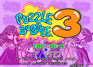 Puzzle Bobble 3 cabinet