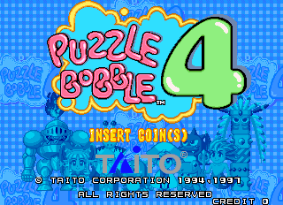 Puzzle Bobble 4 cabinet