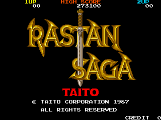 Rastan Saga cabinet